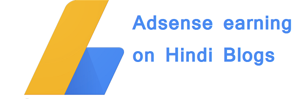 Adsense earning on Hindi Blogs 