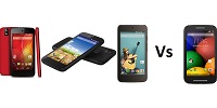 Android One Vs MOTO E